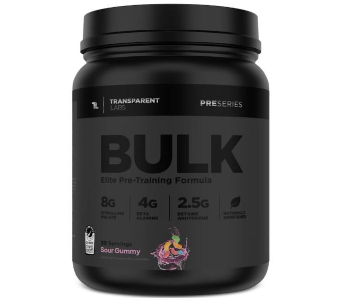 Transparent Labs BULK Black