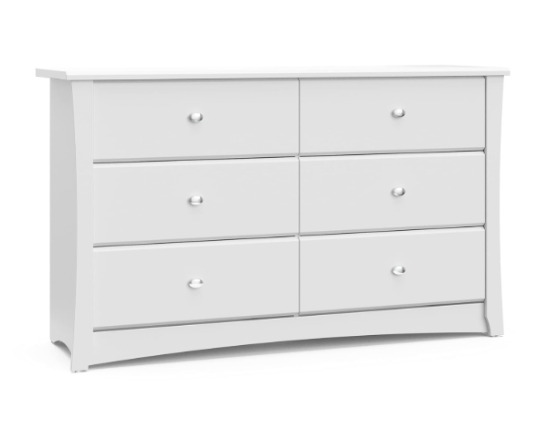 Storkcraft Crescent 6-Drawer Double Dresser