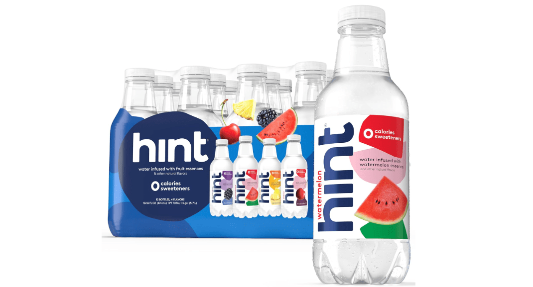Hint Fruit-Infused Bottled Water, Best Sellers Variety Pack - Sugar Free Flavored Water with Zero Calories, Natural Fruit Essences, and No Artificial Sweeteners - 16 Fl Oz (Pack of 12)
