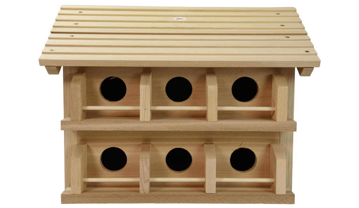 Heath Outdoor Products 297194 M-12Dp Deluxe Wood Martin House 18"x19"x17"
