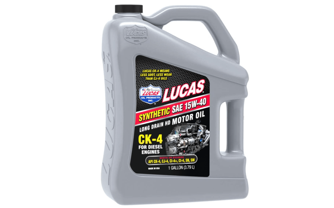 Lucas Oil 11247 Synthetic SAE 15W-40 CK-4 Diesel Oil - 1 Gallon

