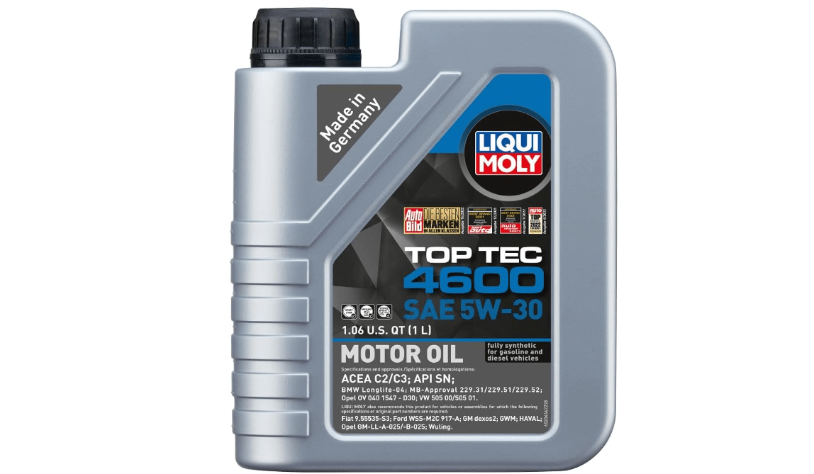 LIQUI MOLY Top Tec 4600 SAE 5W-30 | 1 L | Fully synthetic engine oil | SKU: 20446
