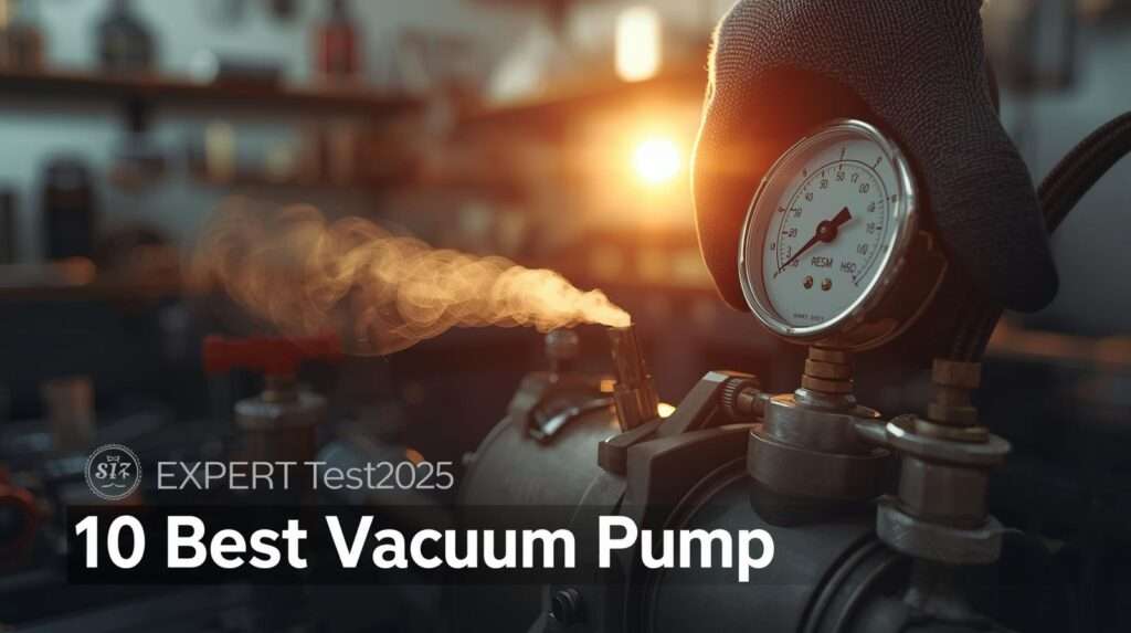 Best vacuum pump 2025 – VIVOHOME 5 CFM in action, expert HVAC guide featured image.