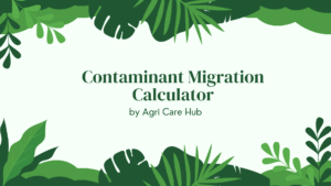 Contaminant Migration Calculator