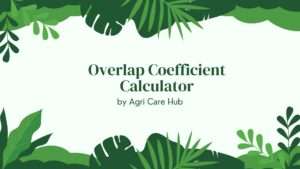 Overlap Coefficient Calculator