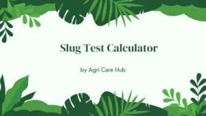 Slug Test Calculator