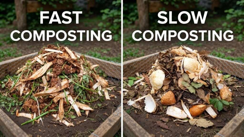 Fast vs Slow Composting