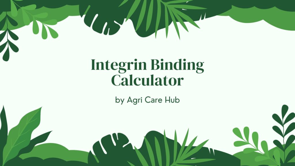 Integrin Binding Calculator
