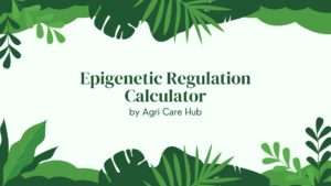 Epigenetic Regulation Calculator