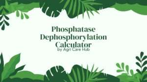 Phosphatase Dephosphorylation Calculator
