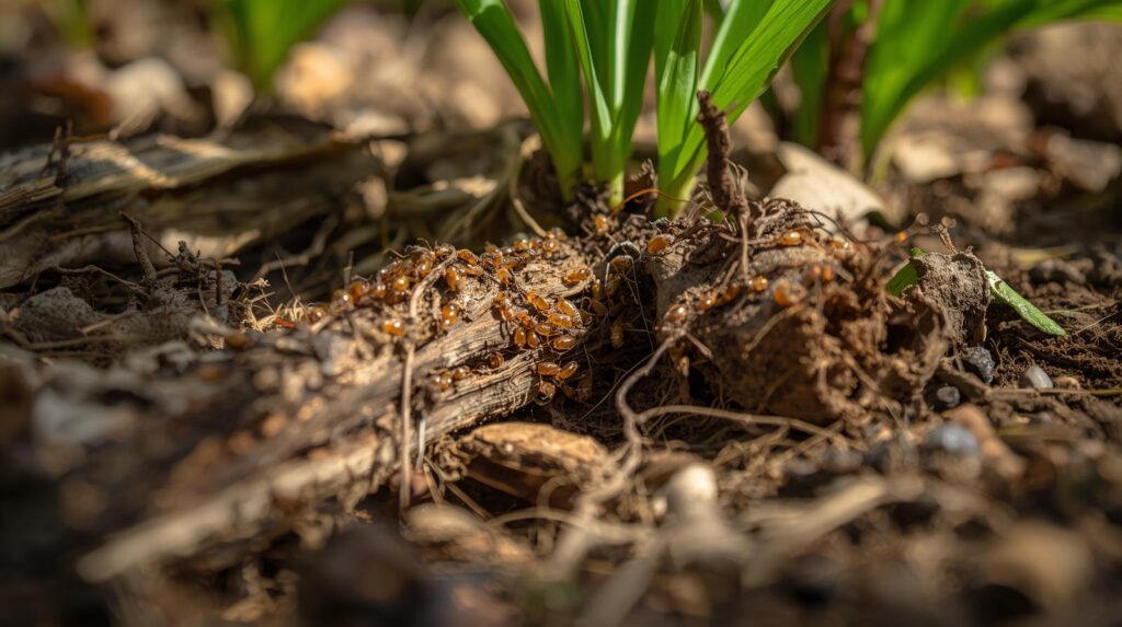 Termite-Infested Logs for Garden Beds