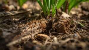 Termite-Infested Logs for Garden Beds