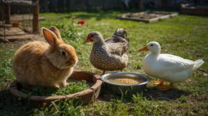 rabbits vs chickens vs ducks