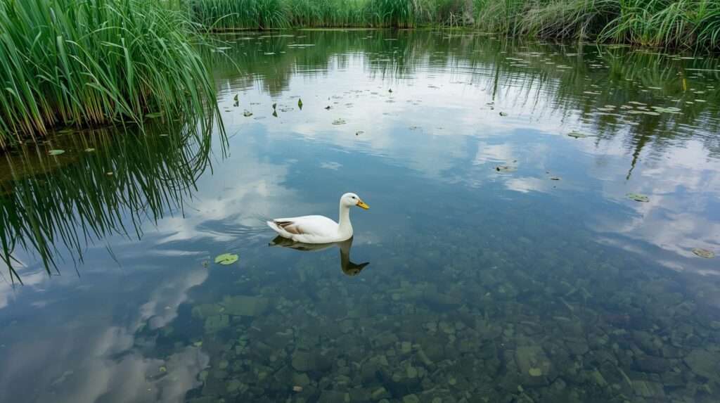 How Big Should a Duck Pond Be