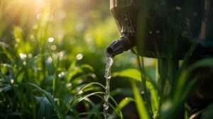 Drip Irrigation from Rain Barrels