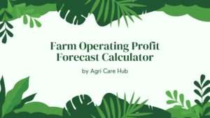 Farm Operating Profit Forecast Calculator
