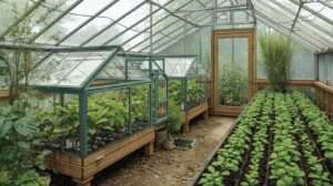 Small Cold Frames Inside Bigger Greenhouses