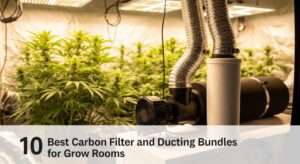 10 Best Carbon Filter and Ducting Bundles for Grow Rooms - Premium ventilation setup with inline fan, carbon filter and flexible ducting in a modern indoor grow tent, 2026 top picks for odor control