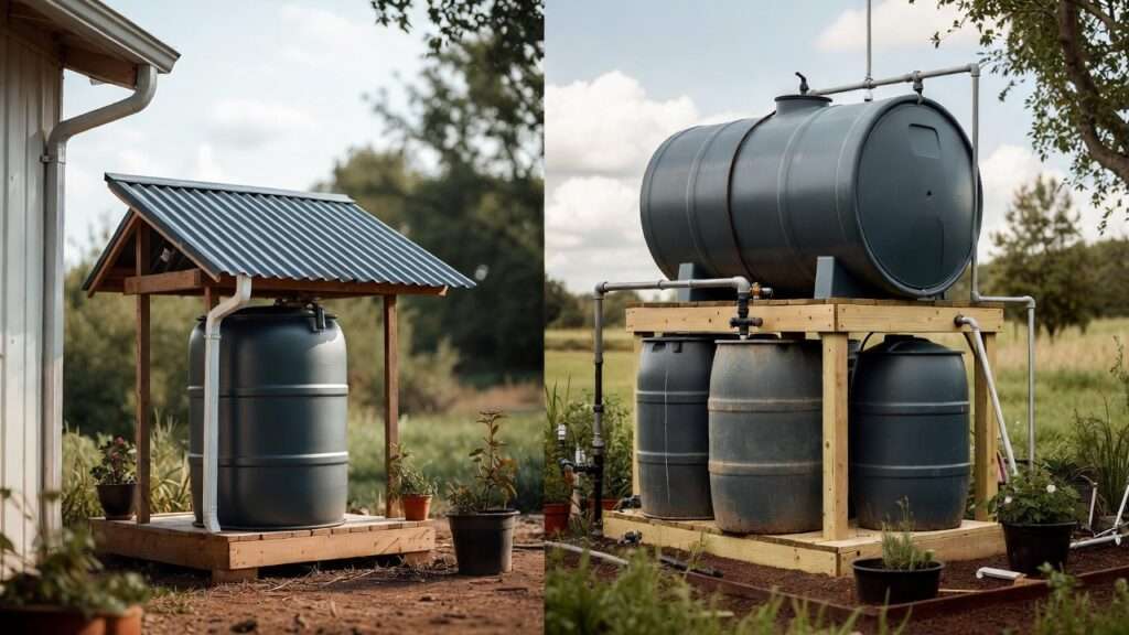 Small and Large Rainwater Systems for Homesteads