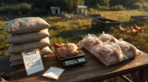 Meat chicken economics – feed bags, Cornish Cross processing weight, and pricing for profit in 2025