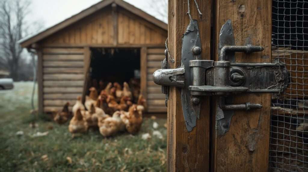 Common chicken coop design mistakes – poor ventilation, overcrowding, and weak hardware in a backyard coop