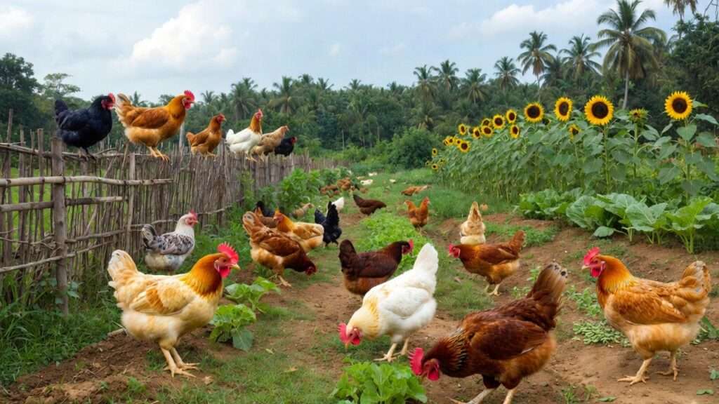 feeding backyard chickens on a budget