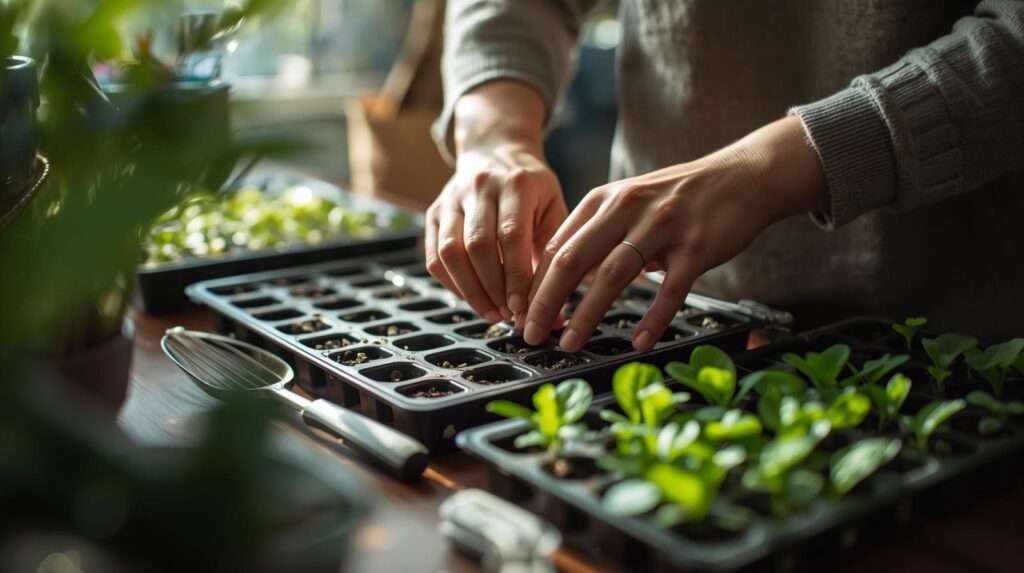 DIY Indoor Seed Starting Station
