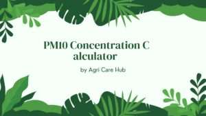 PM10 Concentration Calculator