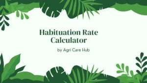 Habituation Rate Calculator