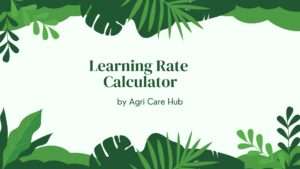 Learning Rate Calculator