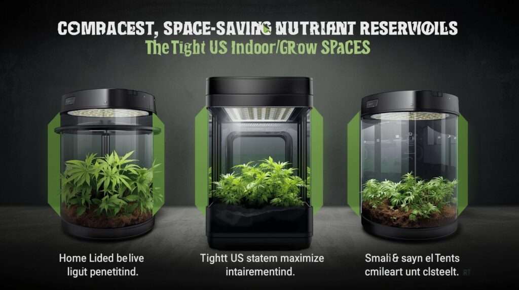 Best compact nutrient reservoirs for tight US indoor grow spaces