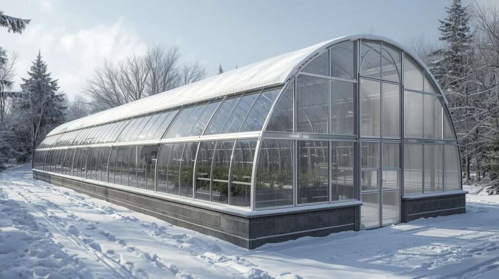 Best reinforced tunnel greenhouses for US snow and wind loads