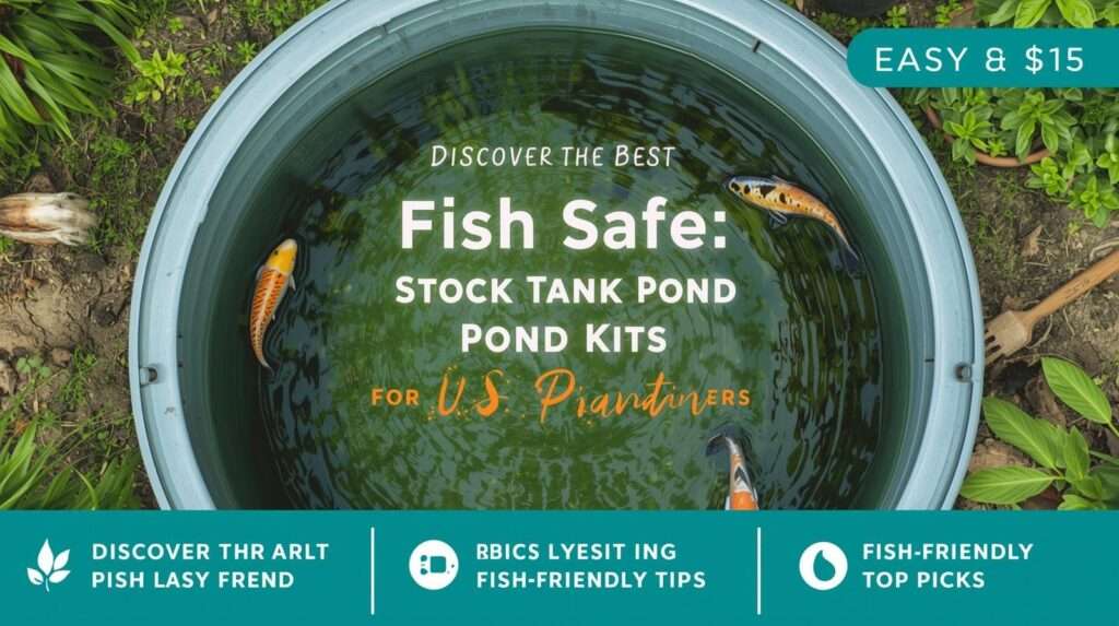 Best fish-safe stock tank pond kits for US gardeners guide