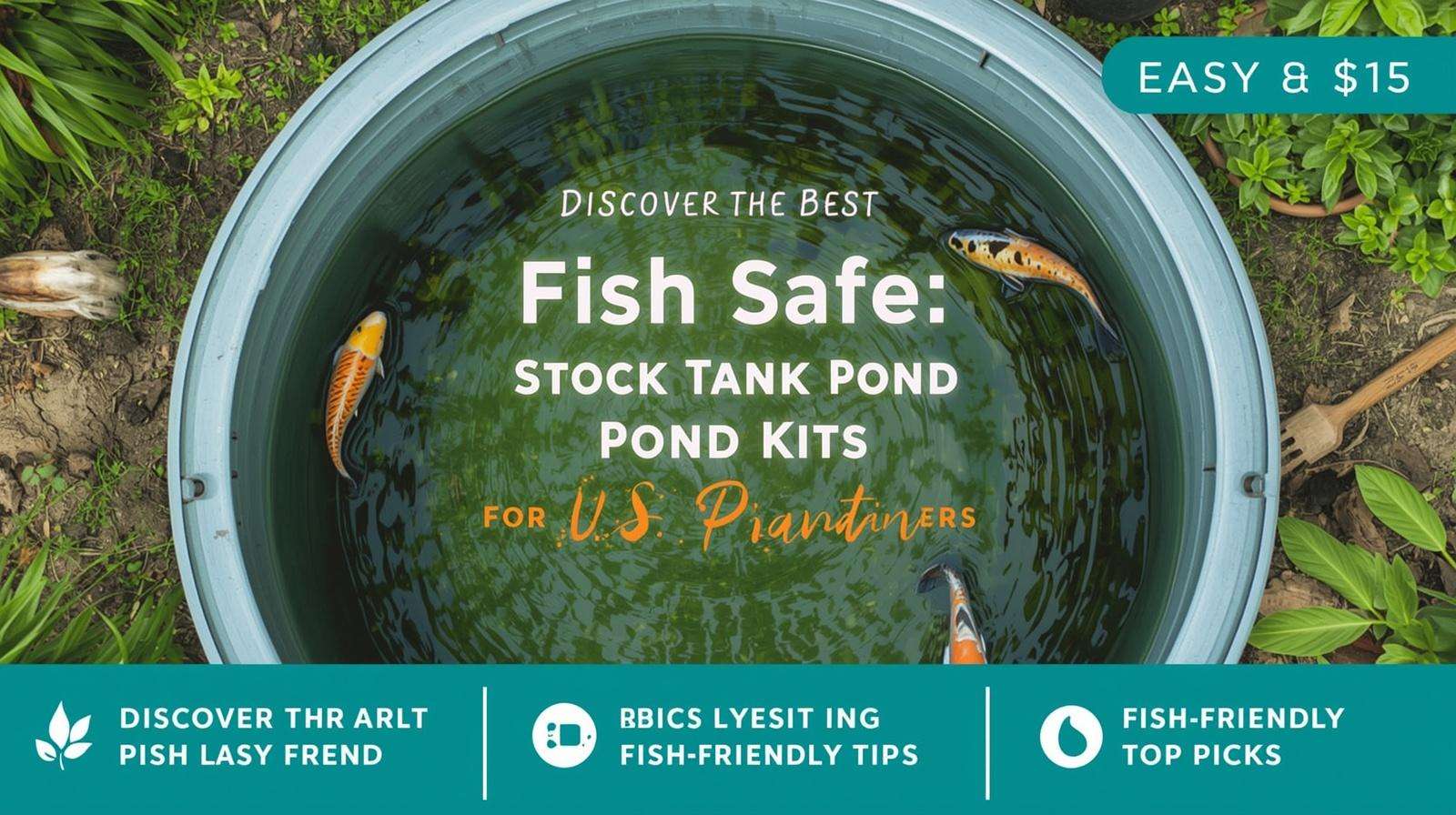 Best fish-safe stock tank pond kits for US gardeners guide