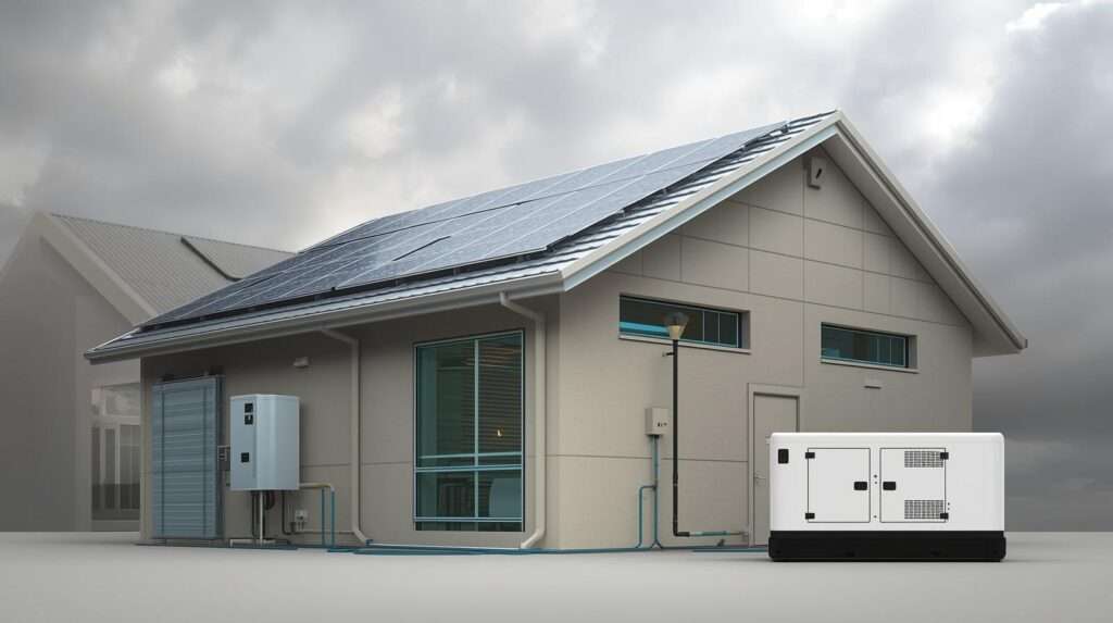 Best hybrid solar-and-gas backup setups for cloudy US regions