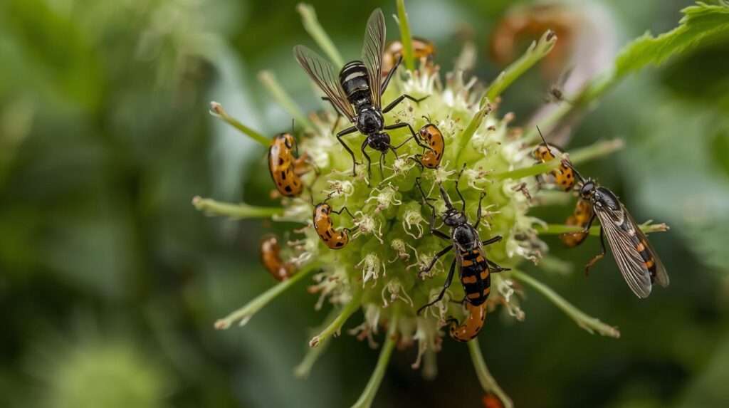 Beneficial insects to control aphids naturally