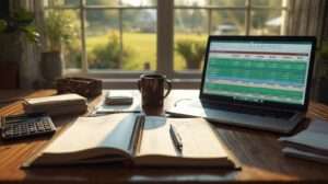 Tracking homestead finances with ledger and spreadsheet – simple systems for Schedule F taxes