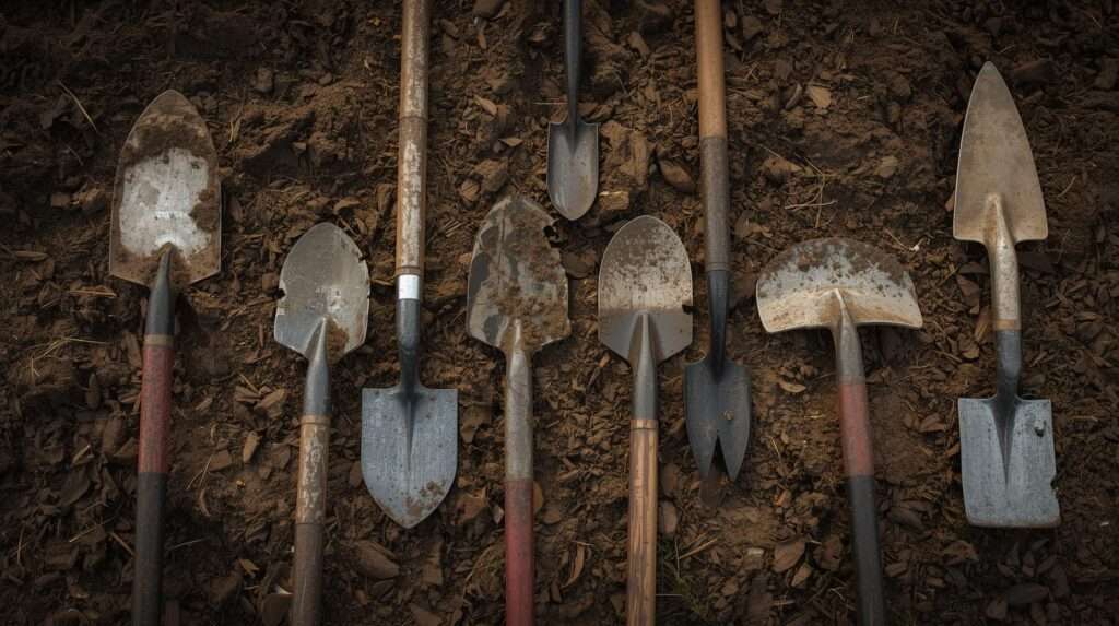 Root-cutting spades for starting new US garden beds