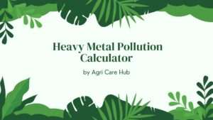 Heavy Metal Pollution Calculator