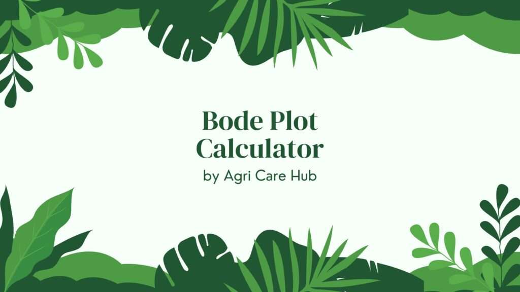 Bode Plot Calculator
