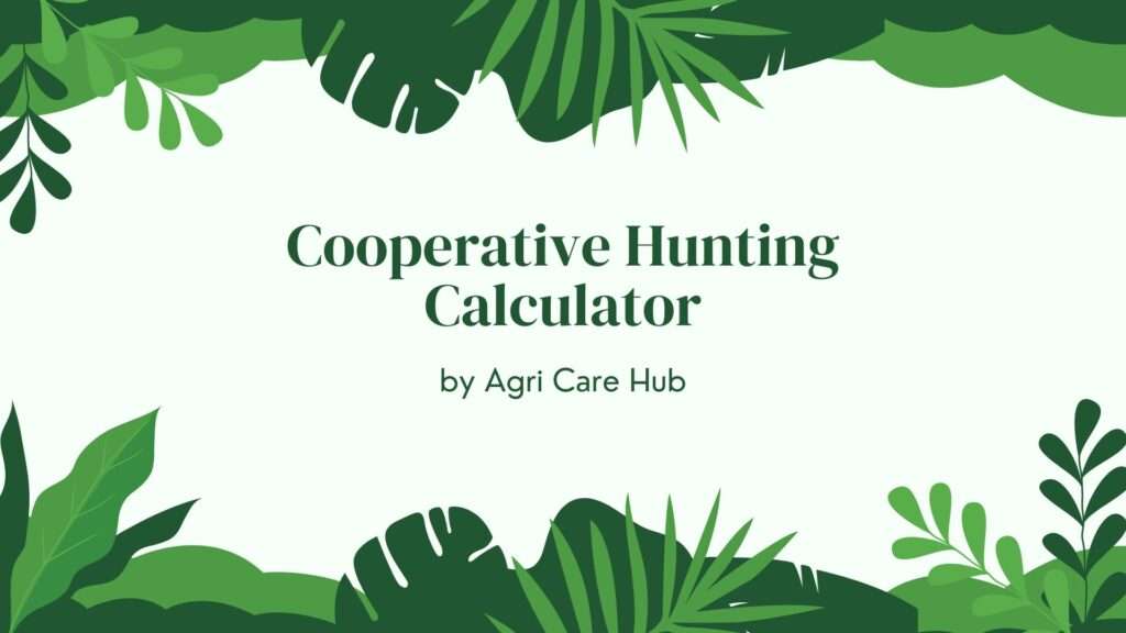 Cooperative Hunting Calculator