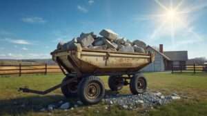 Best high-capacity dump carts for US homesteaders hauling rocks and concrete