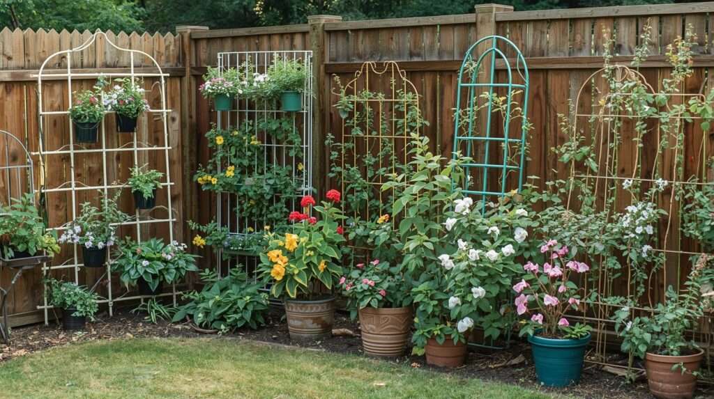 Cheap PVC and Conduit Trellises