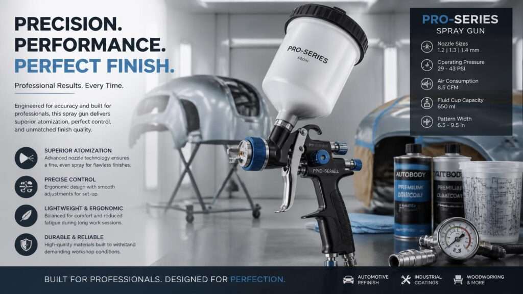 Find the best Auto Paint Spray Gun for smooth, professional auto finishes. Compare top-rated HVLP guns, features, and buying tips.