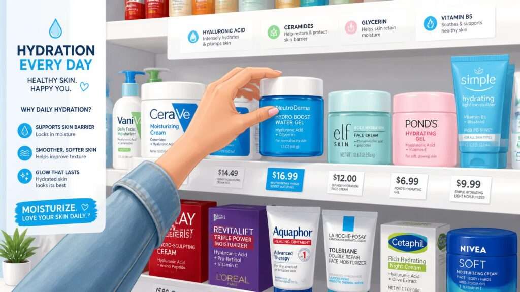 Best Moisturizer at Drugstore: 10 Top Picks