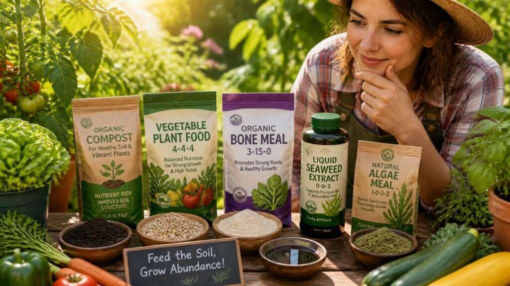 Find the best vegetable plant fertilizer for bigger harvests.