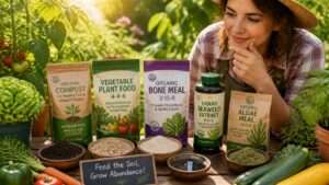 Find the best vegetable plant fertilizer for bigger harvests.