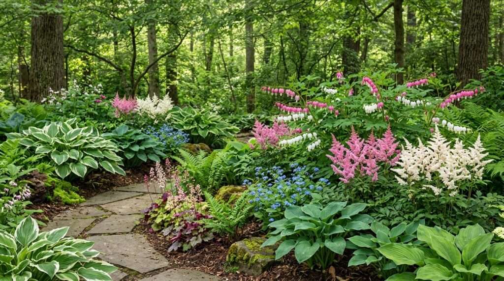 best flowering perennial plants for shade